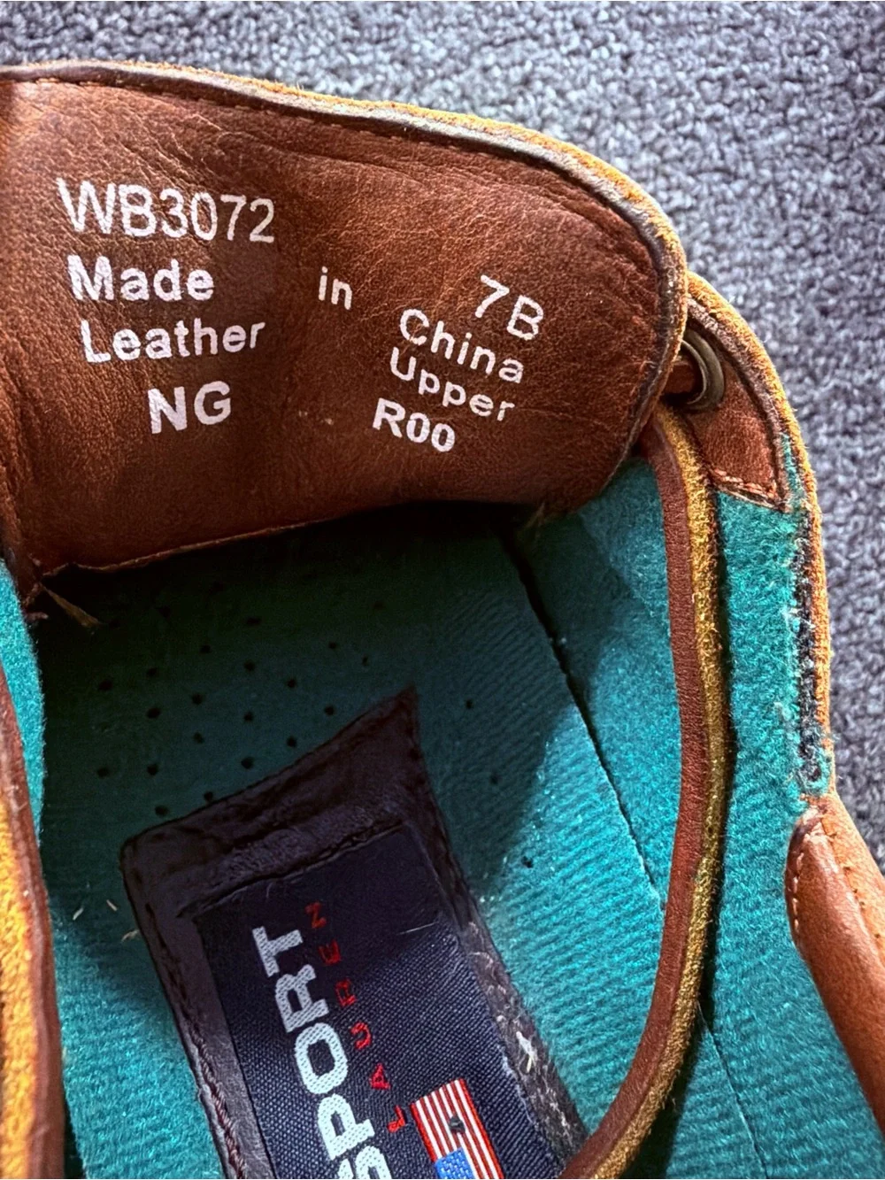 Polo by Ralph Lauren Brown and Tan Leather Boat Shoes